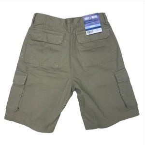 NWT Full Blue Cargo Cotton Twill Shorts in Khaki Size 60